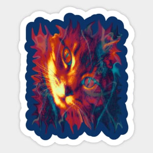 Heat Signature of the Gamma Ray Cat Sticker